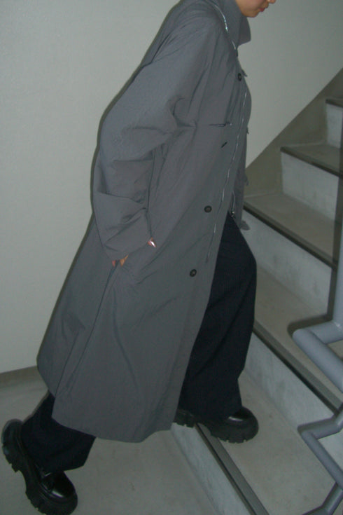 ECO GIL LONG COAT w/VEST -GRAY(BAMBOO CHARCOAL)- *Last1